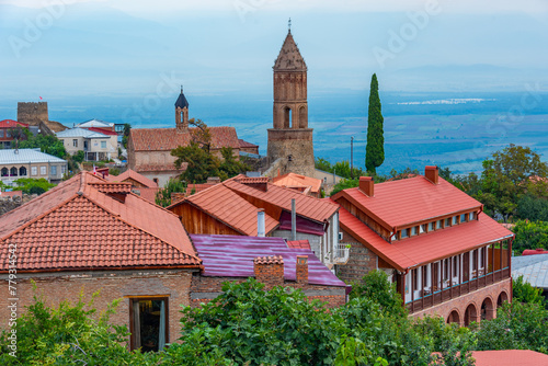 Wallpaper Mural Panorama view of Sighnaghi town in Georgia Torontodigital.ca