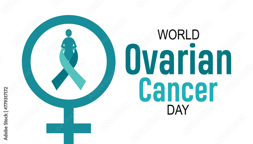 world ovarian cancer day observed every year in May. Template for background, banner, card, poster with text inscription. world ovarian cancer day observed every year in May. Template for background, banner, card, poster with text inscription.