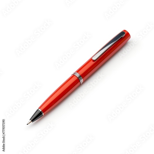 red ballpoint pen