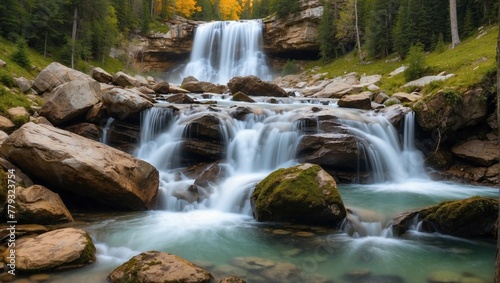  mountain waterfalls waterfall in the mountains