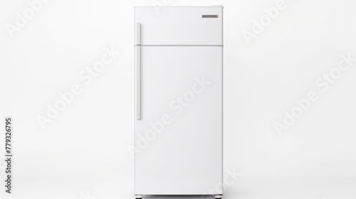 Refrigerator isolated on white backgroundrealistic, business, seriously, mood and tone