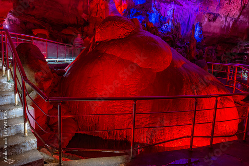 Imereti caves at Sataplia nature reserve near Kutaisi, Georgia photo