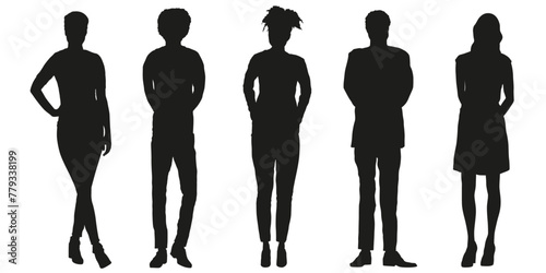 People silhouettes 120