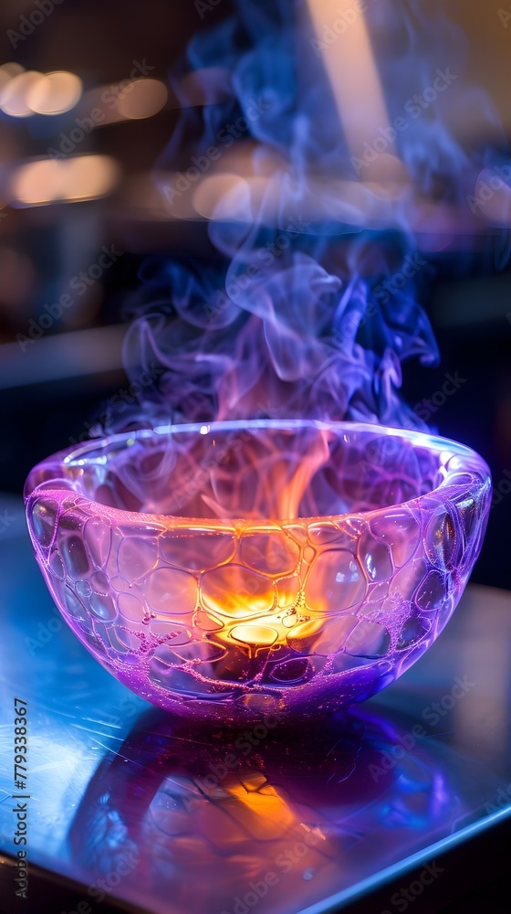 Captivating Culinary Experiment in a Futuristic Kitchen Laboratory Captivating Culinary Experiment in a Futuristic Kitchen Laboratory