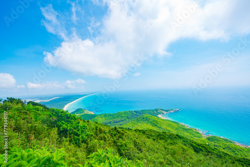 Summer scenery of Tongguling in Wenchang, Hainan, China photo