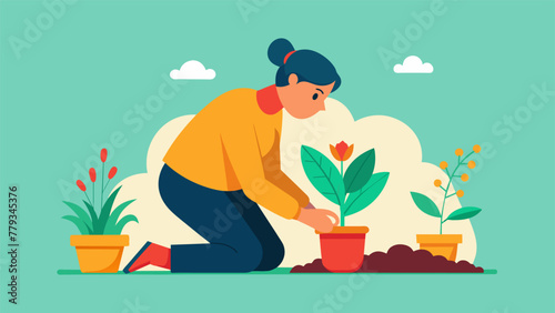 An image of a person planting seeds in a garden representing the intentionality and patience needed in nurturing and rebuilding a healthy photo