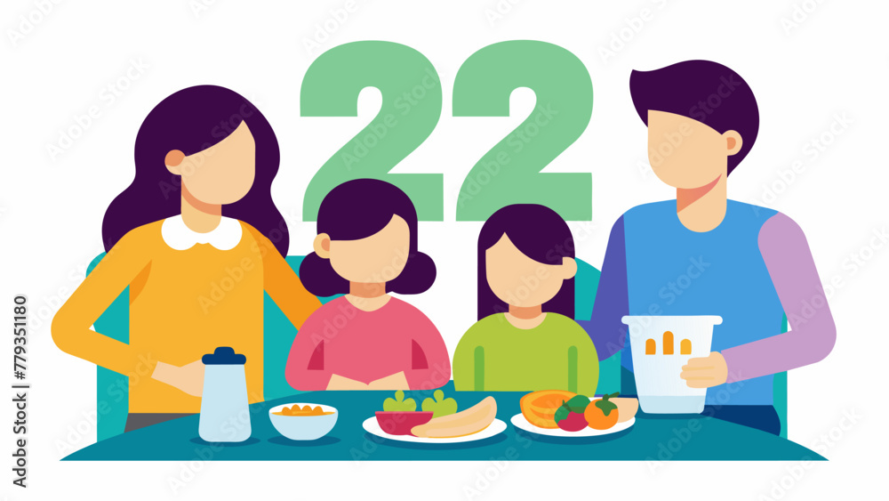 A family sitting together for a meal which includes biological and stepsiblings symbolizing the merging of two families into one. A family sitting together for a meal which includes biological and stepsiblings symbolizing the merging of two families into one.