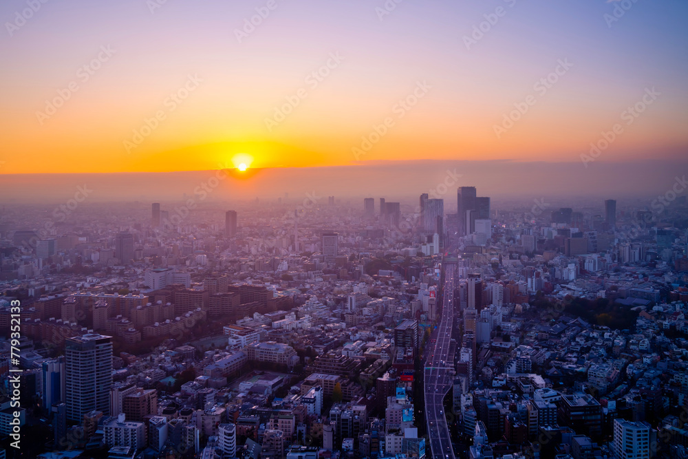 Obraz premium 東京 サンセット