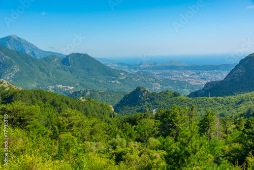 Panorama view of Bar in Montenegro