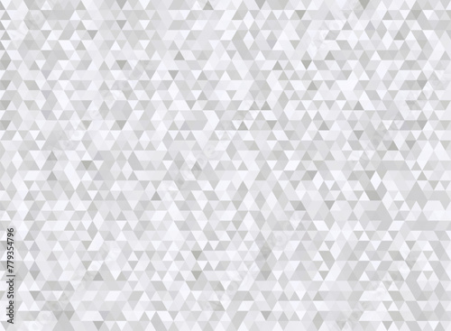 Abstract shimmering vector background with silver triangles