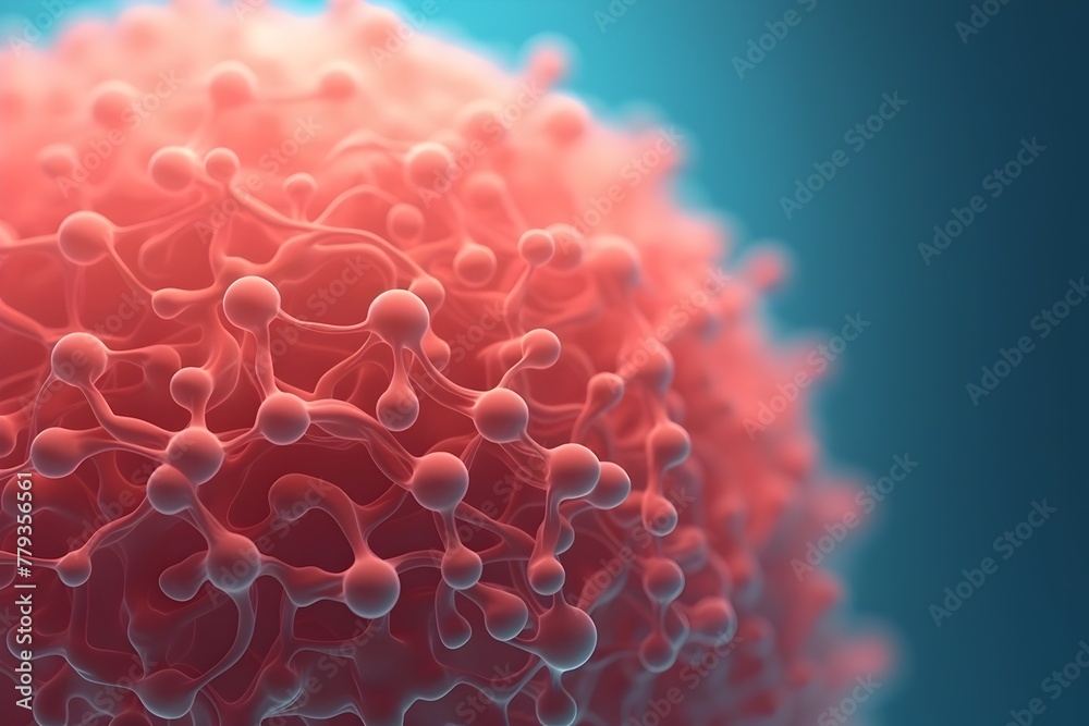 Intricate Nanoparticle Structure in Futuristic Sci-Fi Backdrop of Nanotechnology Science and Research Intricate Nanoparticle Structure in Futuristic Sci-Fi Backdrop of Nanotechnology Science and Research