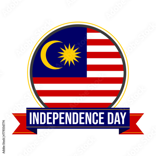 Malaysia independence day sticker (ID: 779356774)