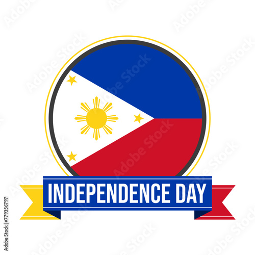 Philippines independence day badge (ID: 779356797)