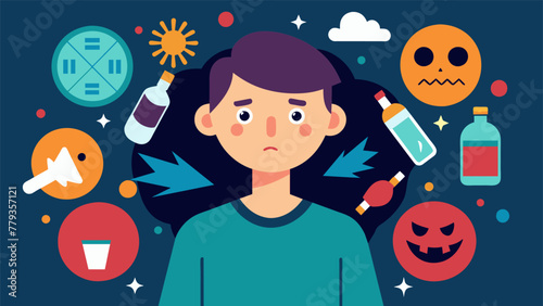 A teenager who turns to substance abuse or other risky behaviors as a way to avoid dealing with their emotions and forming attachments with