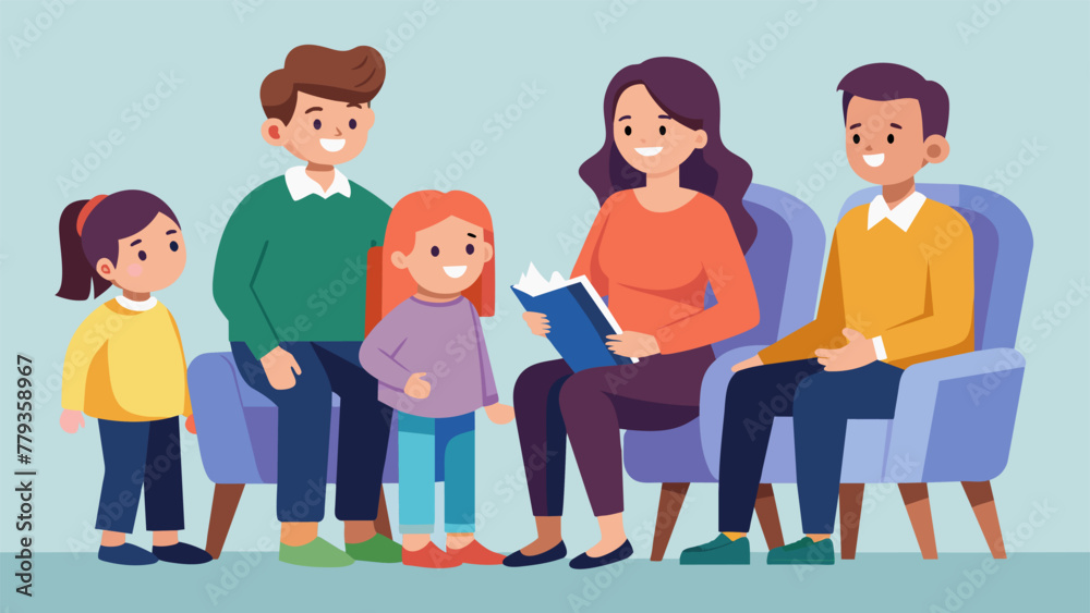 A family therapy session with the the guiding each member to express their feelings and perspectives in a safe and respectful environment. A family therapy session with the the guiding each member to express their feelings and perspectives in a safe and respectful environment.