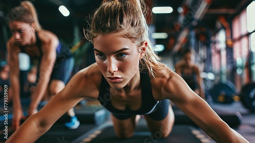 Detail the physical and mental intensity of a high-intensity interval training (HIIT) workout. 