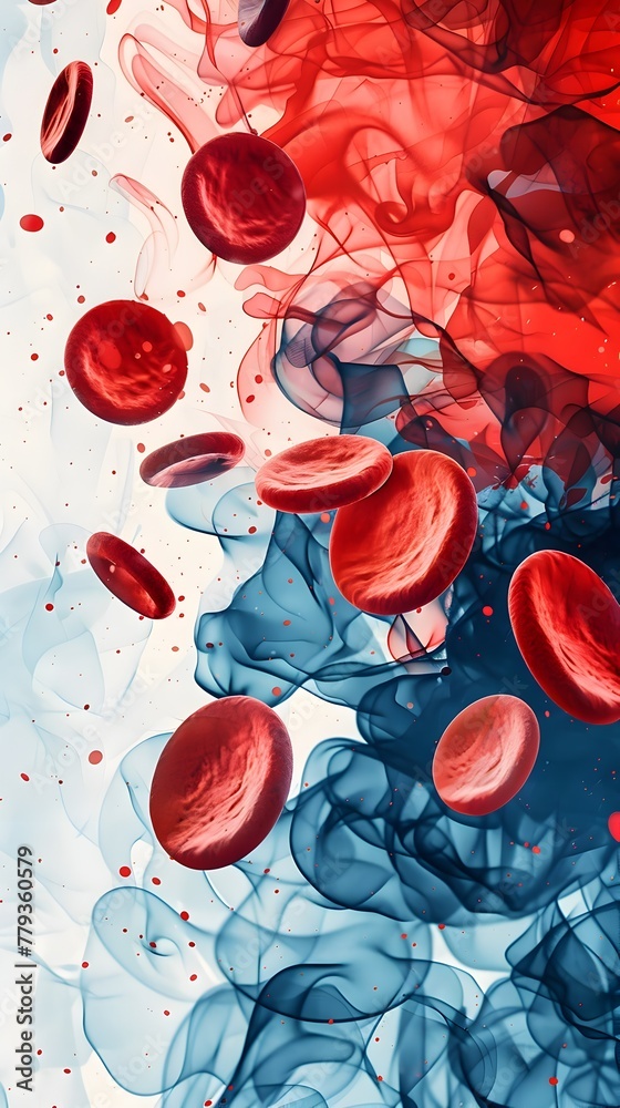 Contrasting Clarity in Watercolor Infused Medical Imagery with Cinematic Photographic Style and Hyper Detailed Realism