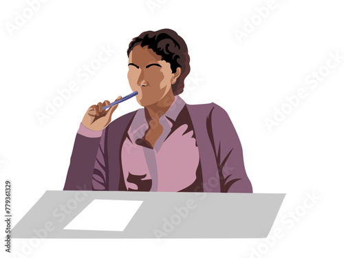Person sitting at table