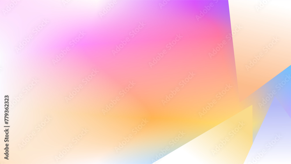 Triangles over bright twilight dynamic gradient mesh background