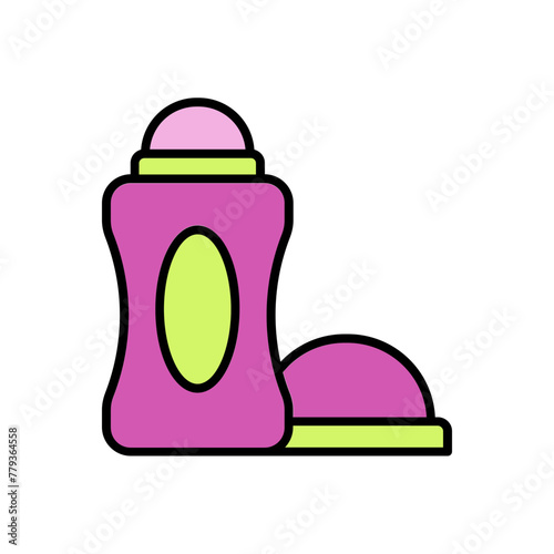 Deodorant icon. fill color icon