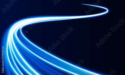Abstract speed Business Start up launching product with Electric car and city concept Hitech communication concept innovation background,  vector design
