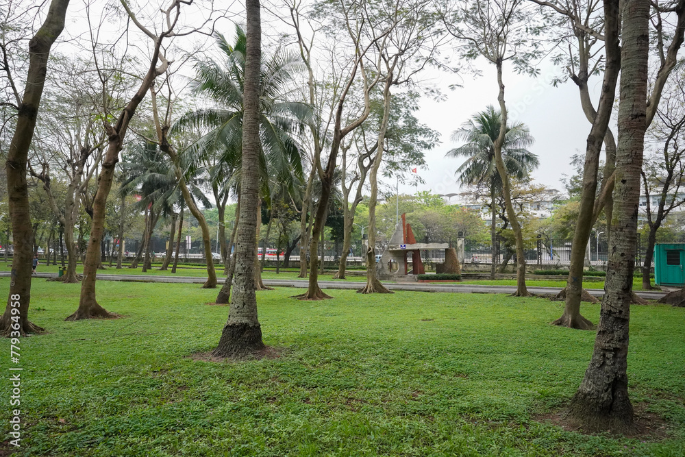 Fototapeta premium playground in the park