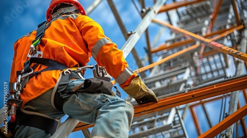 Fall Protection: Measures to prevent falls from elevated areas such as scaffolds, roofs, and ladders 