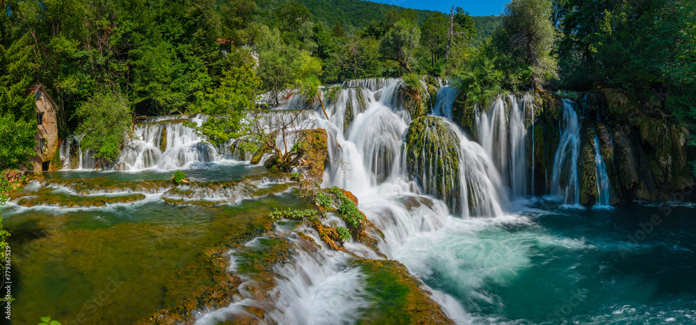 Fototapeta premium Great Una Waterfalls in Bosnia and Herzegovina