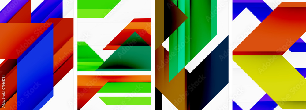 Triangle wallpaper or poster background design Triangle wallpaper or poster background design