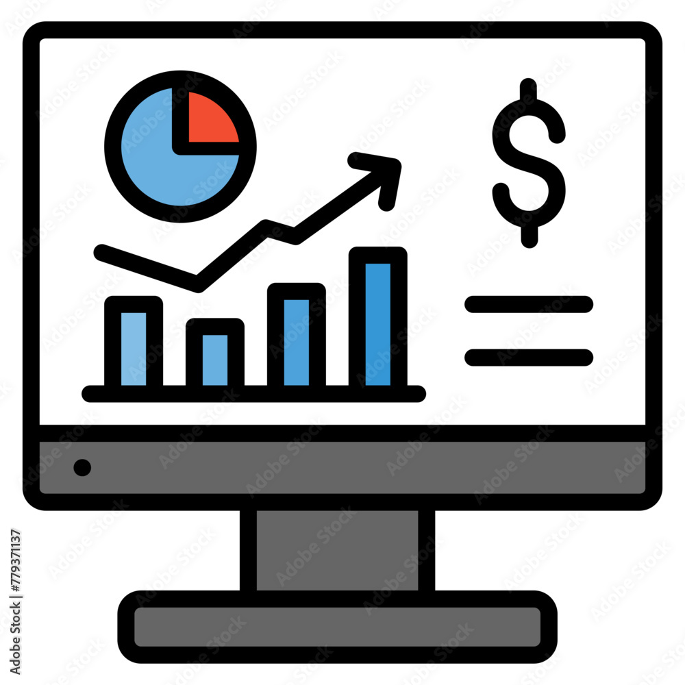 Data Analytics Icon Element For Design Data Analytics Icon Element For Design