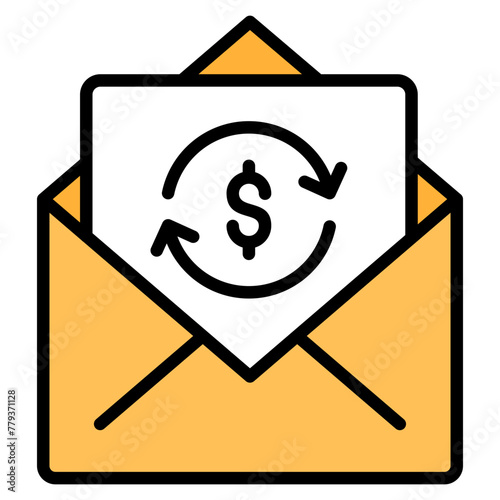 Transactional Email Icon Element For Design