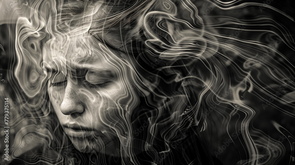 a girl navigating a reality where her thoughts and emotions are controlled by external influences a girl navigating a reality where her thoughts and emotions are controlled by external influences