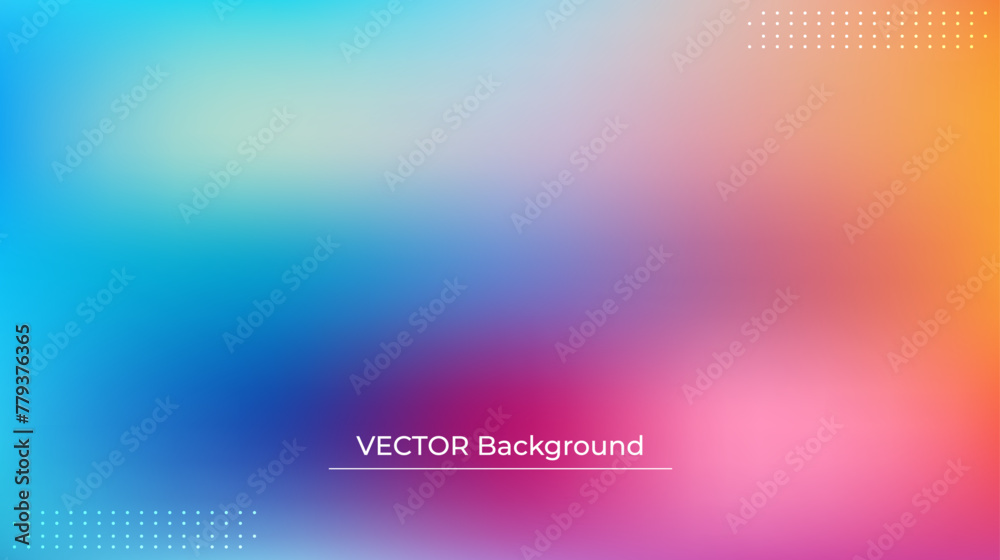 custom made wallpaper toronto digitalSmooth and blurry colorful gradient mesh background. Modern bright rainbow colors. Easy editable soft colored vector banner template. Premium quality