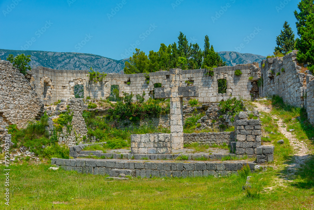 View of the old town of Stolac in Bosnia and Herzegovina View of the old town of Stolac in Bosnia and Herzegovina