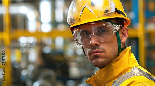 Personal Protective Equipment (PPE): Ensuring workers wear appropriate gear such as hard hats, gloves, safety glasses, and steel-toed boots.   © chaynam