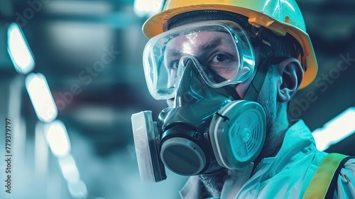 Respiratory Protection: Providing appropriate respirators and training for working in environments with airborne contaminants.   photo