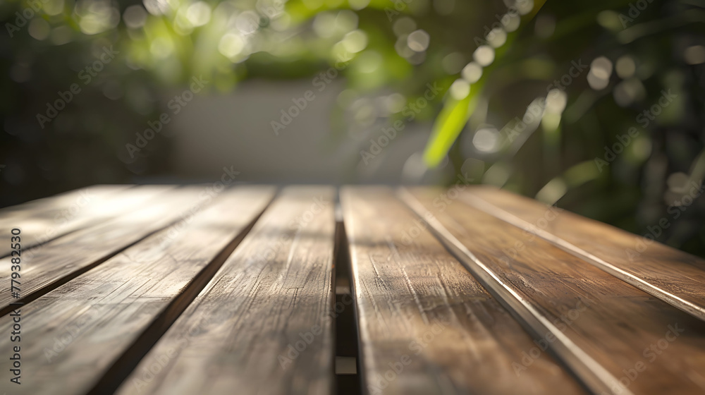 Obraz premium Warmth and Authenticity: Teak Wood Texture Background with Matte Finish