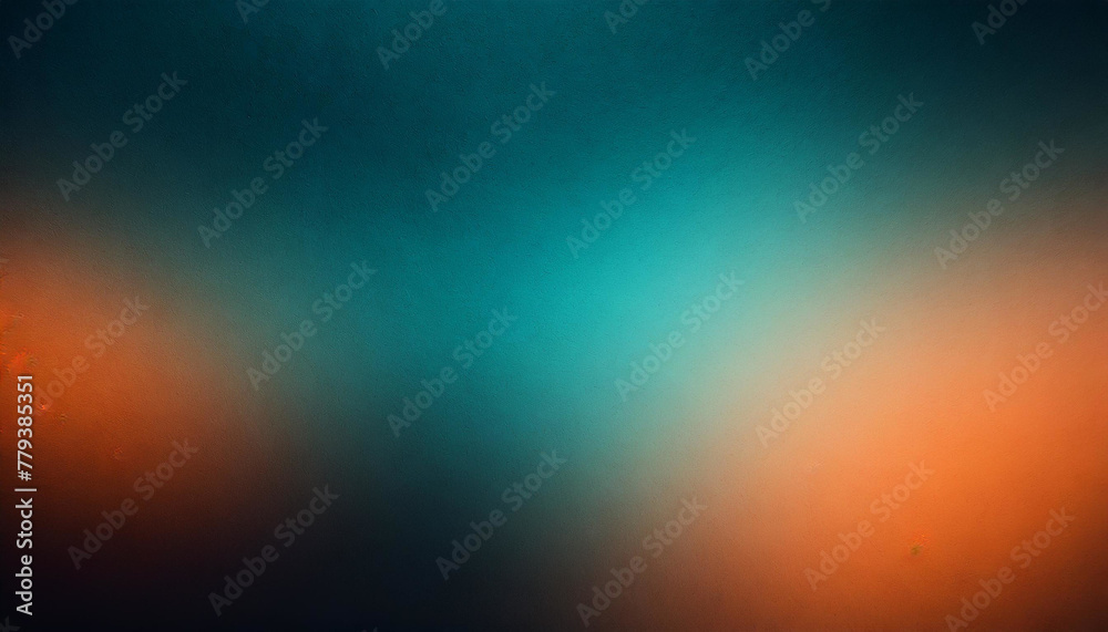Dynamic Duality: Blue Teal Orange Black Gradient with Grainy Noise Dynamic Duality: Blue Teal Orange Black Gradient with Grainy Noise