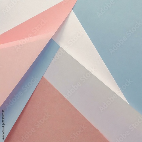 background of paper.an abstract geometric pastel color paper texture background featuring delicate shades of light red, blue, and white. Incorporate subtle patterns and textures to enhance the tactile