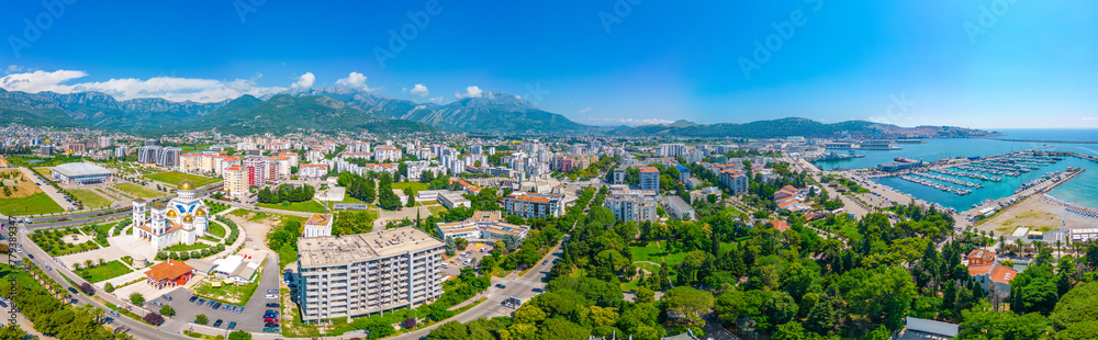Naklejka premium Panorama of Bar in Montenegro
