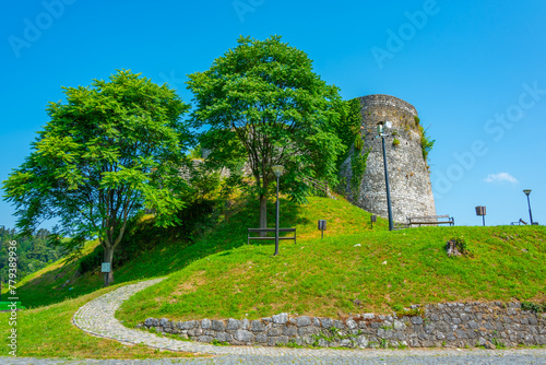 Castle at Bosanska Krupa town in Bosnia and Herzegovina photo