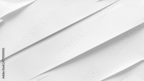 paper line on white background