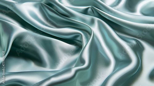 abstract background luxury cloth or liquid wave or wavy folds of grunge silk texture satin velvet material or luxurious Christmasor elegant wallpaper design,Closeup of rippled light blue satin fabric 