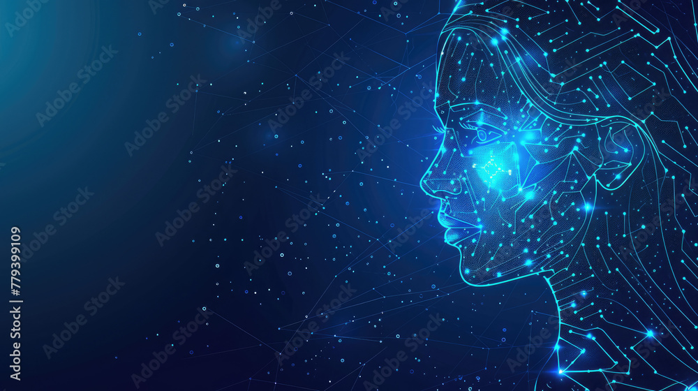 Big data and artificial intelligence concept Big data and artificial intelligence concept