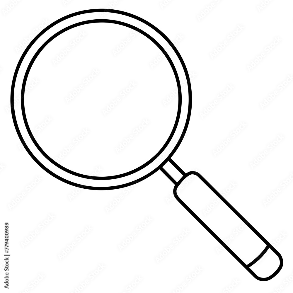 Magnifying glass vector Magnifying glass vector