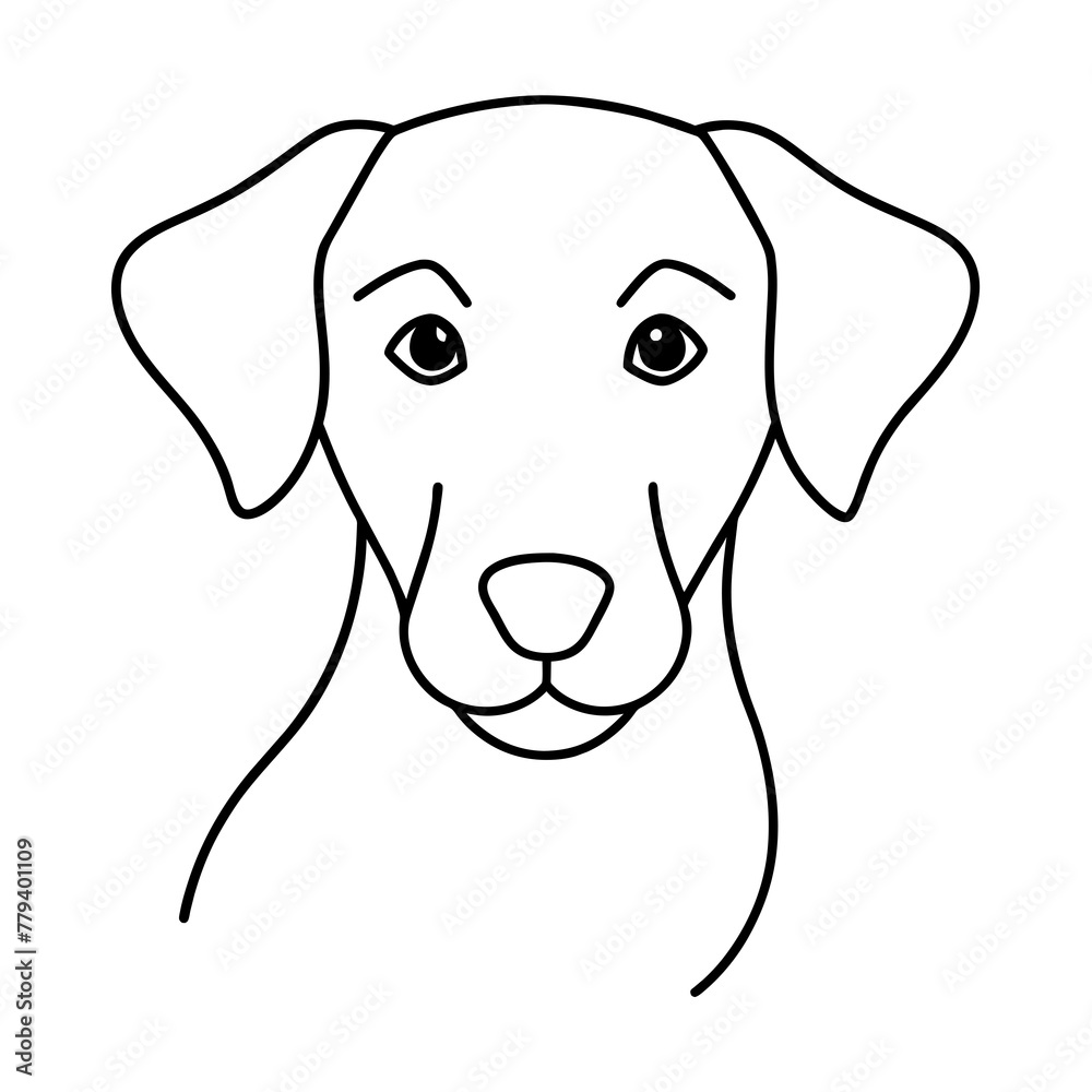 Fototapeta premium Dog vector