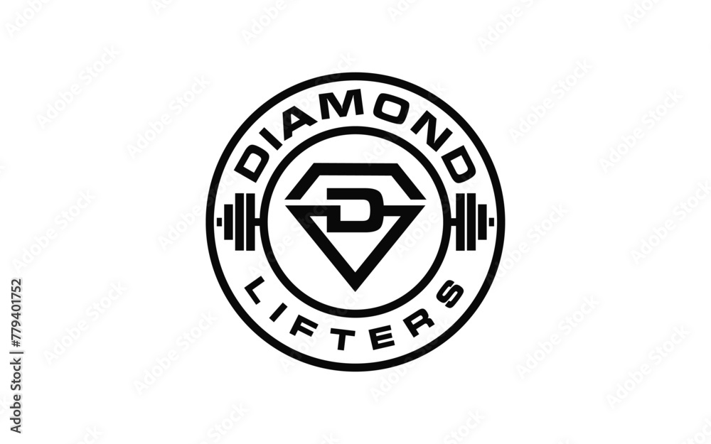 Fitness with diamond Center Logo . Sport and fitness logo Design . Gym Logo Icon Design Vector Stock, Fitness Idea logo design Fitness with diamond Center Logo . Sport and fitness logo Design . Gym Logo Icon Design Vector Stock, Fitness Idea logo design