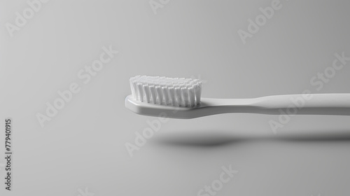 Toothbrushes minimal background   fro daily enhances health