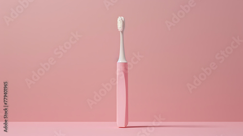 Toothbrushes minimal background , fro daily enhances health