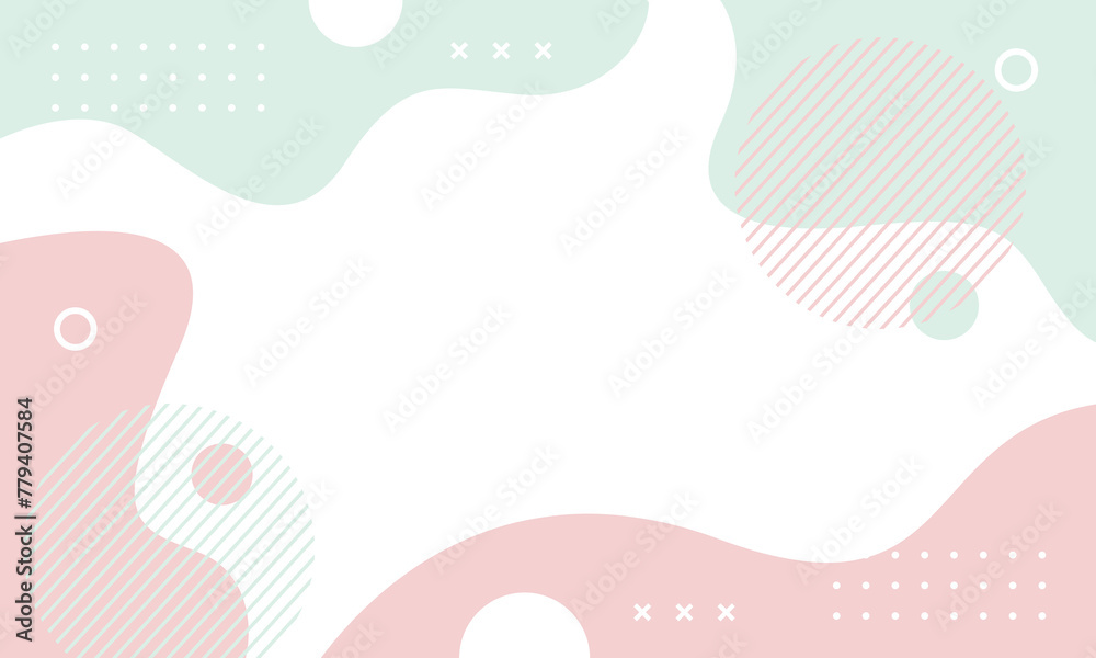 Minimalist abstract geometric background. Vector illustration backdrop in pastel color. Suitable for template designs, banners, covers, posters, cards, and others